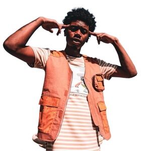 NWT The Hideout Clothing + Soul Round Pocket Utility Vest